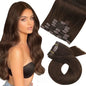 [Hot Sale] Moresoo Clip in Hair Extensions Real Natural Hair Remy Straight Set 5&7 Pcs Brazilian Clip in Human Hair Extensions