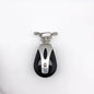 316 Stainless Swivel Nylon Pulley Block 1500 Lbs Sailing Boat Loading Single Kayak Pulley Block Lifting Swivel Bearing Sheave