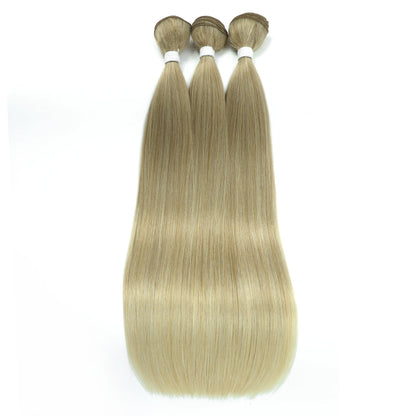 Bone Straight Hair Bundles Salon Natural Hair Extensions Fake Fibers Super Long Synthetic Yaki Straight Hair Weaving Full to End