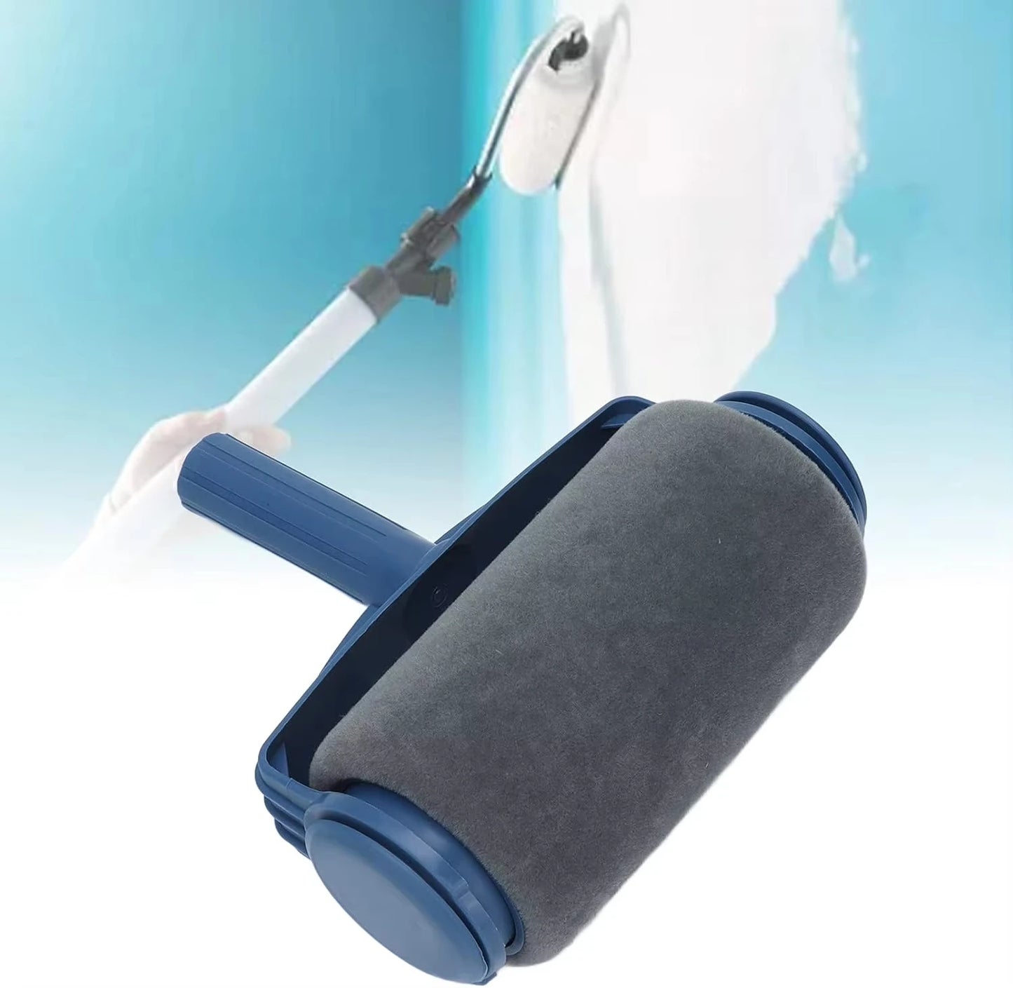 1Pc Paint Roller Brush - Handheld Paint Roller - Cleaning Paint Roller - Roller Tool For Painting Room Walls Ceilings Floors