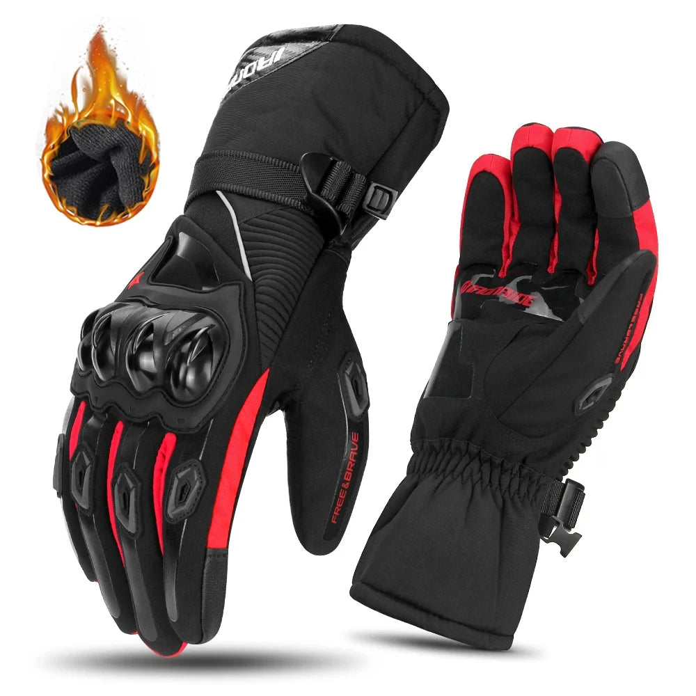 Motorcycle Gloves Windproof Waterproof Guantes Moto Men Motorbike Riding Gloves Touch Screen Moto Motocross Gloves Winter