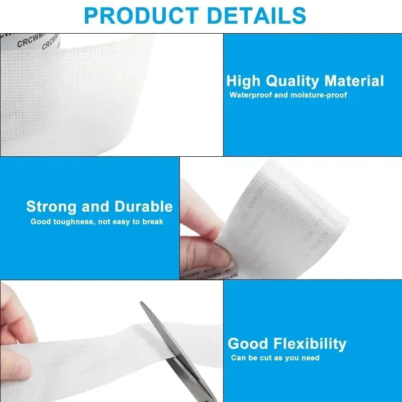 Adhesive Mosquito Net Repair Tape Adhesive Mesh Screen Tape Window Door Waterproof Mosquito Net Patch Fix Mesh Netting Broken