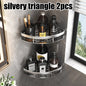 Wall mounted shower shampoo rack bathroom rack towel rack diamond free stand tripod wall hanging corner rectangular stand