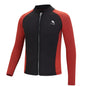 Oulylan Swimming Men's Split Long Sleeve Surf Snorkel Top Jacket 2mm Neoprene Wetsuit Warm Water Sports Surf Diving
