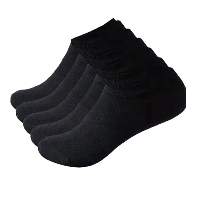 10pairs Men's Fashion Cotton Breathable Comfortable Ankle Socks, Men's Summer Socks