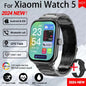 For Xiaomi Watch 5 Global Version Men Women HD AMOLED Display Heart Rate Bluetooth Call GPS Track Waterproof Sports Smart Watch