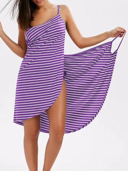 NSANGU Summer Beach Sexy Women Solid Color Wrap Dress Sun Protection Bikini Cover Up Sarongs Female Bathing Suit Swimwears