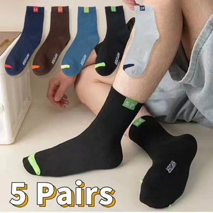 10pairs Men's Fashion Cotton Breathable Comfortable Ankle Socks, Men's Summer Socks
