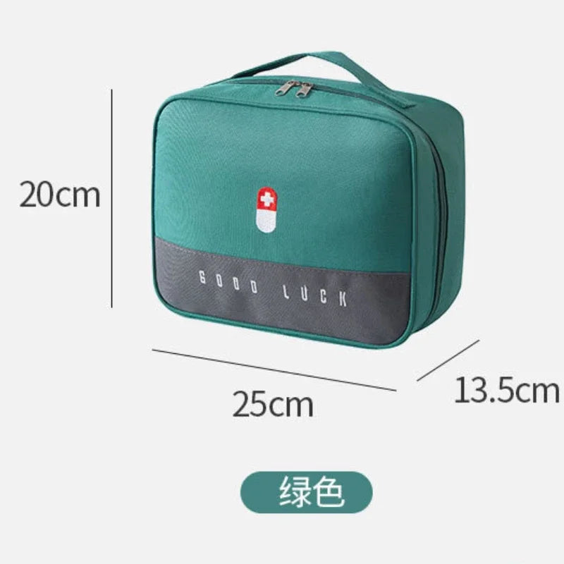 Home First Aid Kit Large Capacity Empty Medicine Storage Bag Portable Travel Medicine Box Survival Bag Emergency Bag For Car