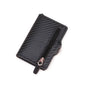 Carbon Fiber Rfid Blocking Protection Men id Credit Card Holder Wallet Leather Metal Business Bank CreditCard Cardholder Case