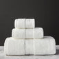 New Egyptian Cotton Bath Towel Set High-Quality Solid Color Thicken Bathroom Towel Set Soft Comfortable