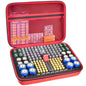 Battery Organizer Case Batteries Storage Holder Container with Tester Checker. Garage Organization Box