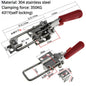 304 Stainless Steel / Iron galvanized Quick Fixture Adjustable Buckle Lock Clamp Box Buckle Horizontal Fixture Door Bolt Clamp