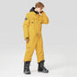 Thick Men Women One-Piece Ski Jumpsuit Outdoor Sports Snowboard Jacket Warm Jump Suit Waterproof Winter Clothes Overalls Hooded