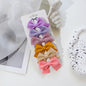 6/10Pcs/Set 2025 Fashion New Cute Ribbon Bowknot Hair Clips for Kids Handmade Baby Girls Hair Accessories
