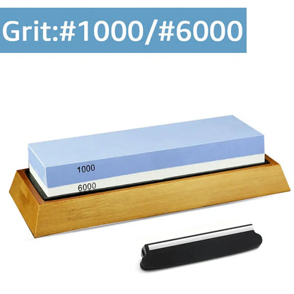 Sharpening Stone Knife Sharpener Professional Whetstone Dual Side Set Grinding Shapner Water Wetstone Kitchen Accessories Tools