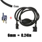 For Yamaha Motorboat 195mm Novo Combustível Linha Mangueira Outboard Boat Engine Gasolina Tanque Conectores Kit Para