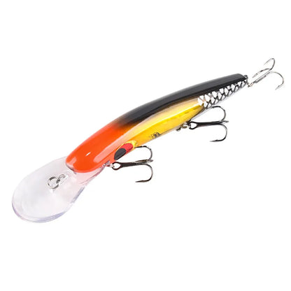 1Pcs Big Minnow Fishing Lures 16.2cm23g Bending Wobblers Trolling Crankbaits Artificial Bait Pike Carp Bass Pesca Tackle