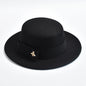 Fedora Hat for Women Fashion Formal Wedding Decorate Church Cap Flat Top Bow Party Jazz Hat Chapeau Femme