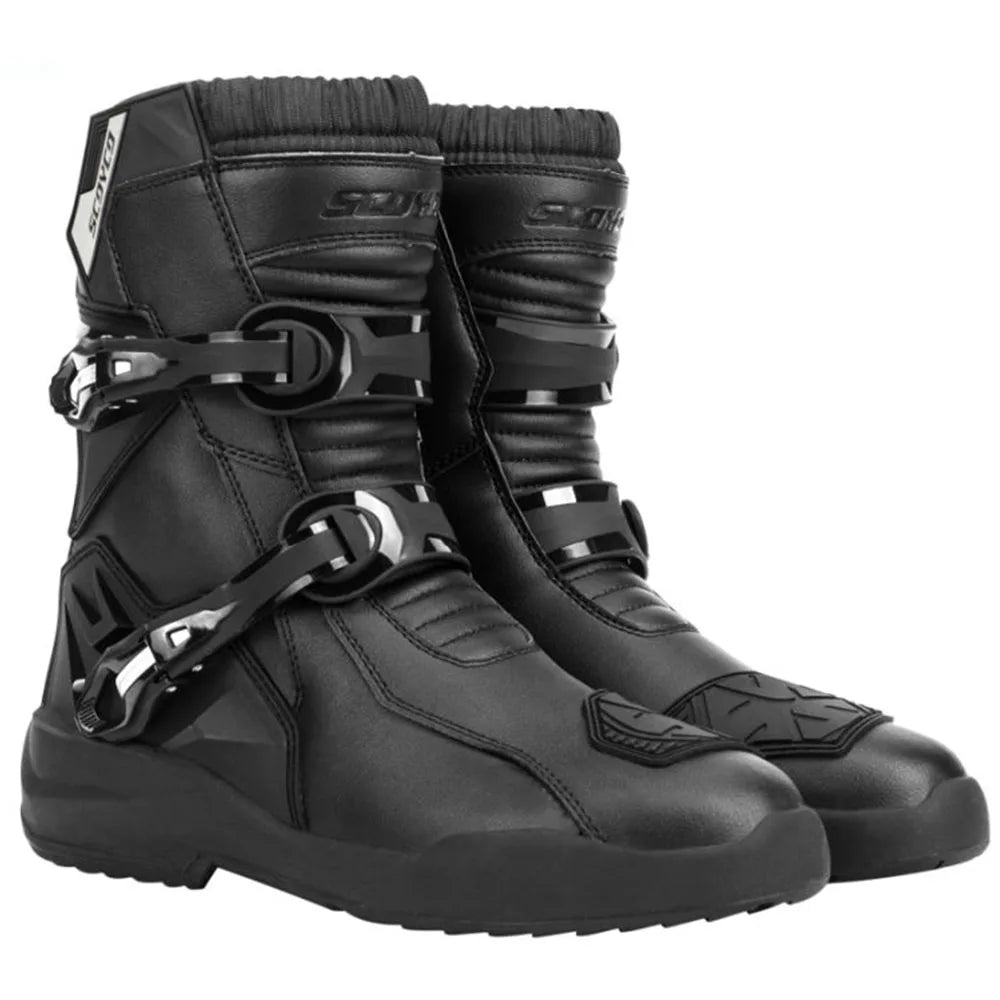 Scoyco Motocross Boots Waterproof Botas De Moto Anti-fall Botas Moto Hombre Motorcycle Shoes Riding Boots