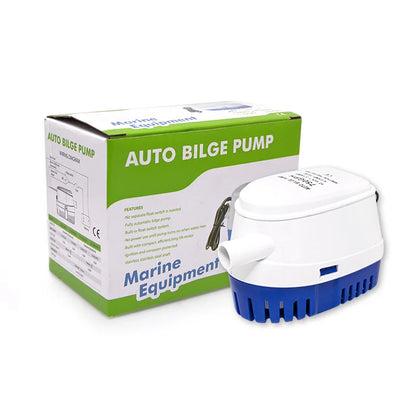 Automatic Boat Marine Water Pump 12V Bilge Pump 1100GPH  Submersible Yacht Boat Motor Seaplane Houseboat Pump