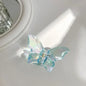 Cute Transparent Hair Claw Clips Barrettes Mini Butterfly Hair Clips for Women Non-slip Girls Headband Hair Accessories