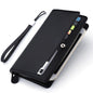 Men's Long Wallet Multi-card Slot Card Holder Business Wallet with Zipper Multi Functional PU Leather Coin Purse Man Gift
