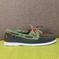 Sebago Genuine Leather Men Homme Authentic Docksides Shoes - Premium Leather Moc Toe Lace Up Boat Shoes E450