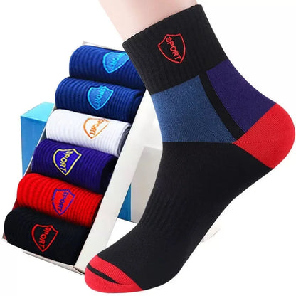 10pairs Men's Fashion Cotton Breathable Comfortable Ankle Socks, Men's Summer Socks