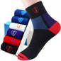 10pairs Men's Fashion Cotton Breathable Comfortable Ankle Socks, Men's Summer Socks