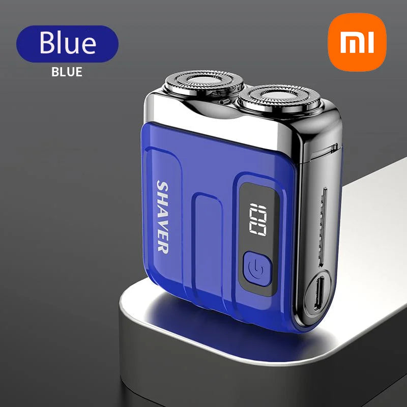 Xiaomi R-18 Electric Smart Shaver Household Car Shaver Digital Display Mini Dual Blade Rechargeable Shaver Powerful Men's Gifts