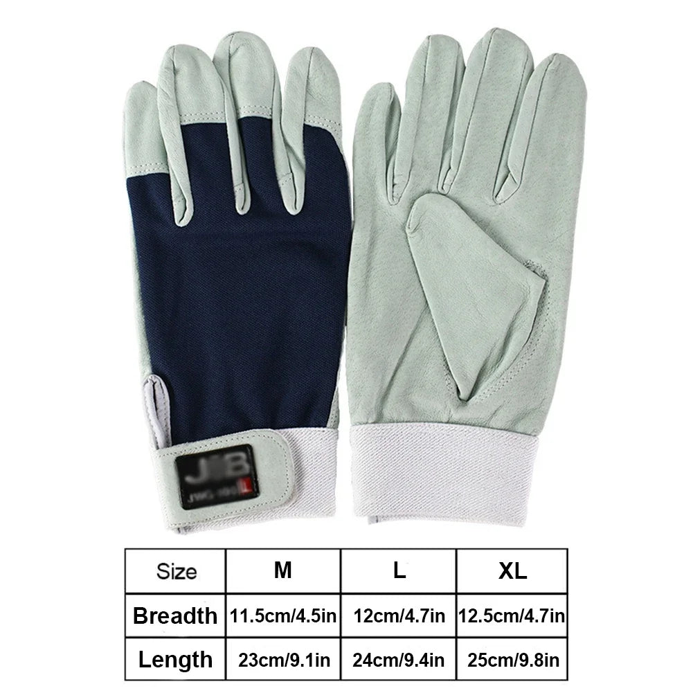 Work Gloves Pigskin Leather Welding Gloves Heat Resistant Security Protection Safety Work Gloves for Welder Cutting Gardening