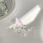 Cute Transparent Hair Claw Clips Barrettes Mini Butterfly Hair Clips for Women Non-slip Girls Headband Hair Accessories