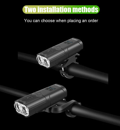 NEWBOLER Smart Bicycle Light Front 10000mAh Bike Light 6000Lumen Waterproof  USB Charging MTB Road Cycling Lamp Bike Accessories