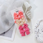 6/10Pcs/Set 2025 Fashion New Cute Ribbon Bowknot Hair Clips for Kids Handmade Baby Girls Hair Accessories