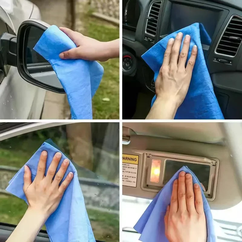 Super Absorbent Car Wash Towel Auto Care Suede Chamois Towels Car Cleaning Towel Wash Cloth Car Cleaning Tools Auto Accessories