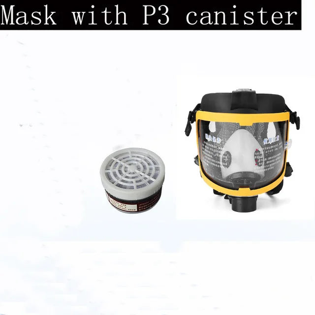 Protective Electric Constant Flow Supplied Air Fed Full Face Gas Mask Respirator System respirator Mask Workplace Safety Supplie