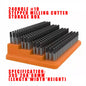 Milling Cutter Tool Box 288 Hole Storage Box Drill Bit Storage Box 4mm 16mm CNC Tool Organizer Rack Accessories Multifunctional