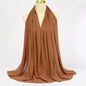 Muslim Chiffon Hijab Scarf Women Long Solid Color Head Wrap For Women Hijabs Scarves Ladies Muslim Veil Jersey Hijabs