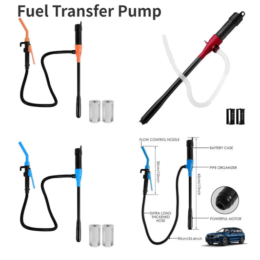 High Quality Liquid Transfer Pump Powered Fuel Transfer Pump Outdoor Car Vehicle Fuel Gas Transfer Suction Pumps Accessories