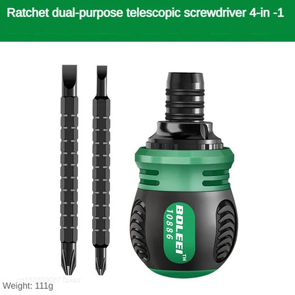 Xiaomi High Quality Ratchet Screwdriver Set with Multifunctional Adjustable Inner Cross Shaped Triangular Plum Screw Driver Set