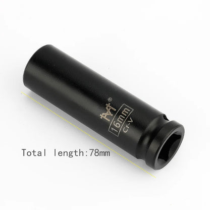1/2" Inch Drive Deep Impact Sockets Metric Air Pneumatic Socket Wrench Head 10-38mm Standard Durable Car Auto Truck Repair Tools