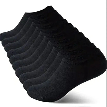 10pairs Men's Fashion Cotton Breathable Comfortable Ankle Socks, Men's Summer Socks