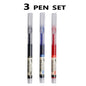 3-5Pcs Straight Liquid Gel Pen Quick-drying, Large-capacity 0.5mm Black Blue Ink for Writing School Office Stationery Supplies