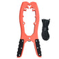 Portable Kayak Grip Anchor with Large Clamping Mouth Fishing Brush Gripper 16 Feet Paracord Gear Stainless Steel Anchor Grip