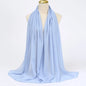 Muslim Chiffon Hijab Scarf Women Long Solid Color Head Wrap For Women Hijabs Scarves Ladies Muslim Veil Jersey Hijabs