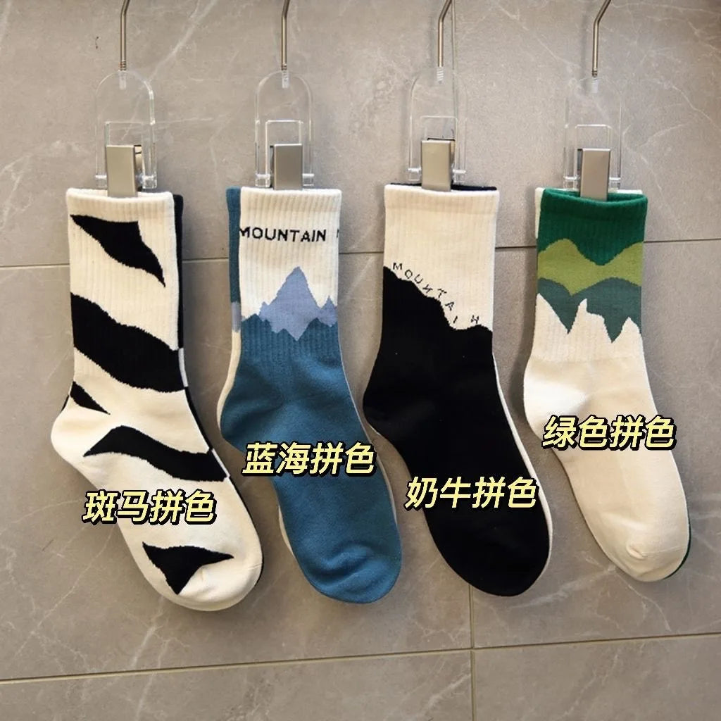 10pairs Men's Fashion Cotton Breathable Comfortable Ankle Socks, Men's Summer Socks