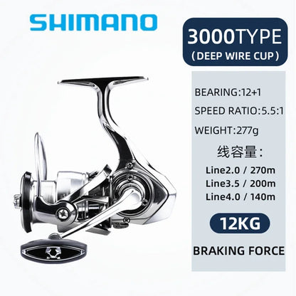 SHIMANO flagship rotary wheel LT series remote-controlled cast metal fishing boat suitable for various water areas, spinning whe