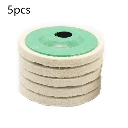 5/10Polishing Wheels Polishing Pad Grinding Disc Angle Grinder Accessories Angle Grinder WheelFelt Polishing Disc Polisherwheel