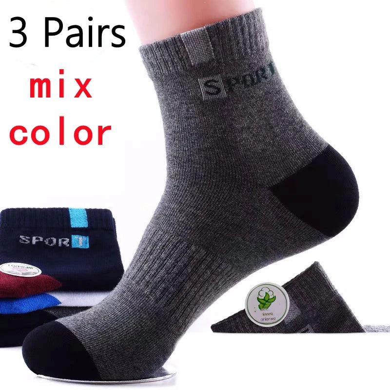 10pairs Men's Fashion Cotton Breathable Comfortable Ankle Socks, Men's Summer Socks